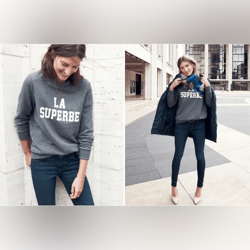 Madewell x Sézane  La Superbe Women’s Sweatshirt - Picture 2 of 8